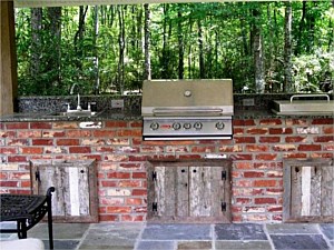 Outdoor Kitchen Patio, Long Beach, MS