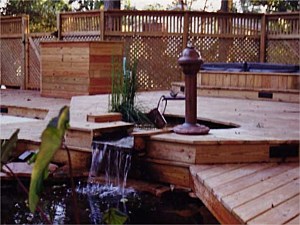 Outdoor Living Fountain, Pass Christian, MS