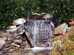 Water Feature Waterfall, Waveland, MS