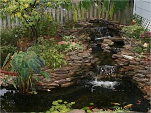 Waterfall Landscaping, Long Beach, MS